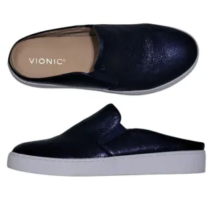 Vionic Splendid Dakota Slip On Mule Comfort Shoes Navy Size 7.5