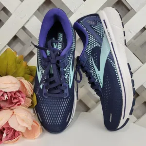 Women's Brooks Ghost 14 Navy Tennis Shoes Size 6.5
