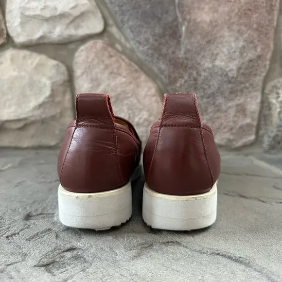 Women's Everlane &quot;The Leather Street Shoe&quot; Ox Blood Italian Leather Shoe.