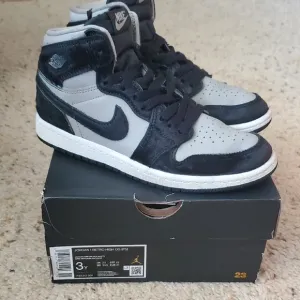 Worn 6x Nike Air Jordan 1 Retro High OG - Black and Gray