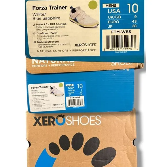 Xero Shoes Forza Trainer Weightlifting Cross Training Athletic Shoes Men's Sz 10