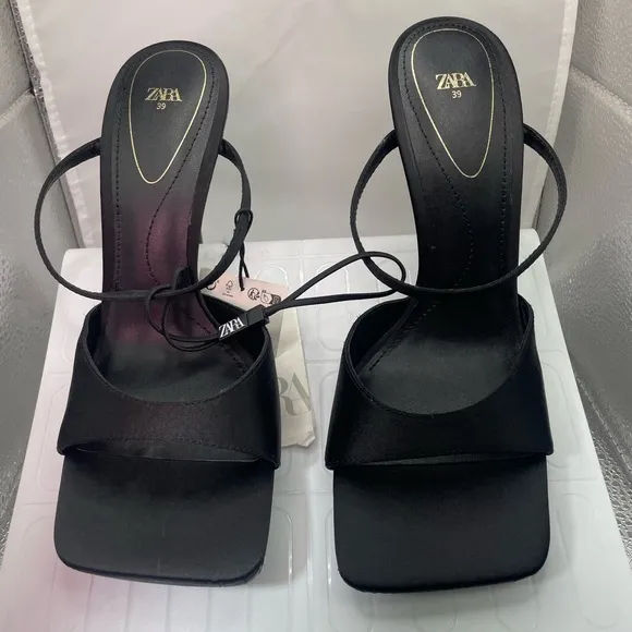 zara,‎ high heel sandals size