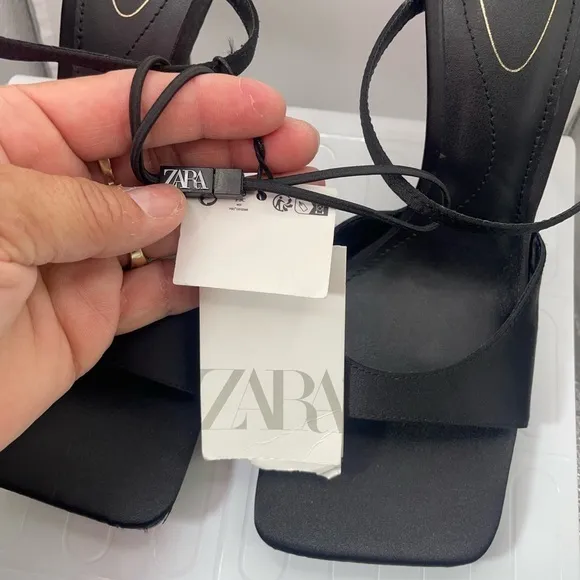 zara,‎ high heel sandals size