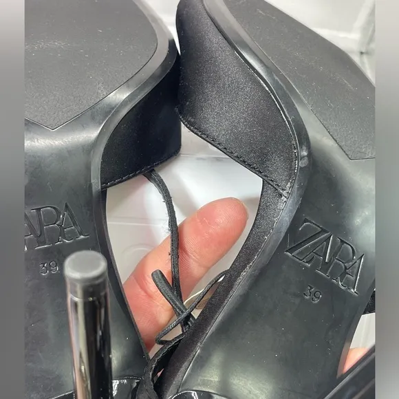 zara,‎ high heel sandals size
