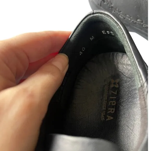 Ziera Allsorts 9.5 Comfort $209 Shoes SUPPORTIVE Sneakers Slip Proof Black
