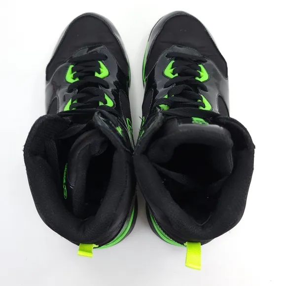 Zumba Court Air Womens Black High Top Sneakers Dance Fitness Workout Shoes SZ 10
